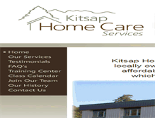 Tablet Screenshot of kitsaphomecare.com